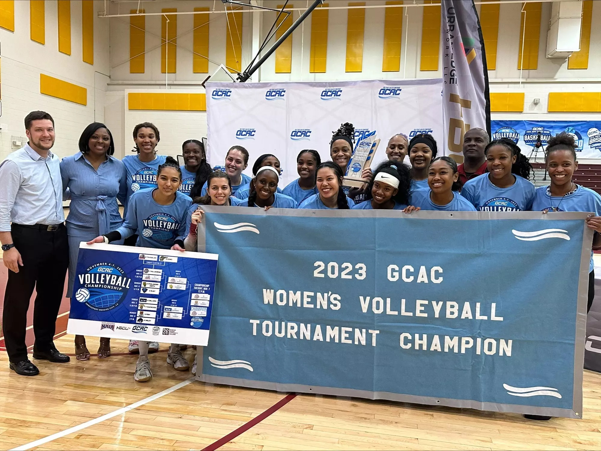 2023-24 GCAC Volleyball Champions, the Talladega Tornadoes