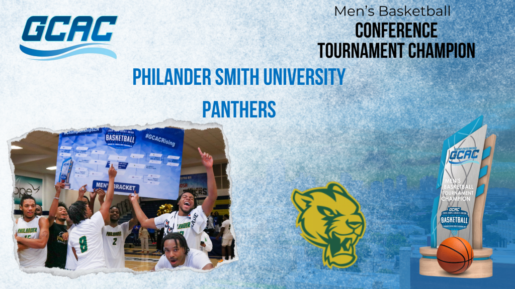 2023-24 GCAC Men's Basketball Tournament Champions - Philander Smith Panthers